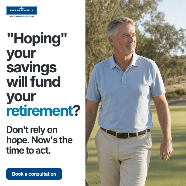 First finished Retirewell Financial Planning image ad