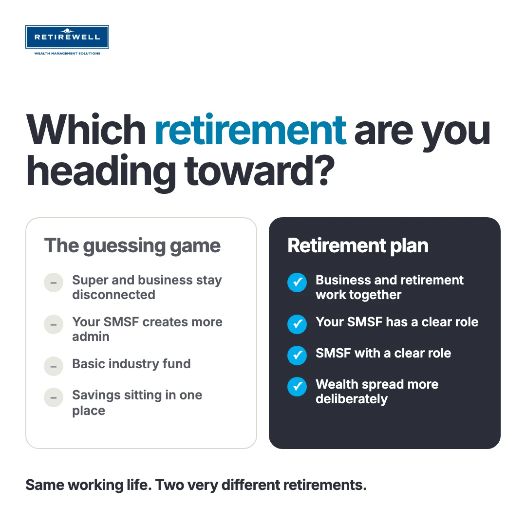Two retirement priorities ad creative